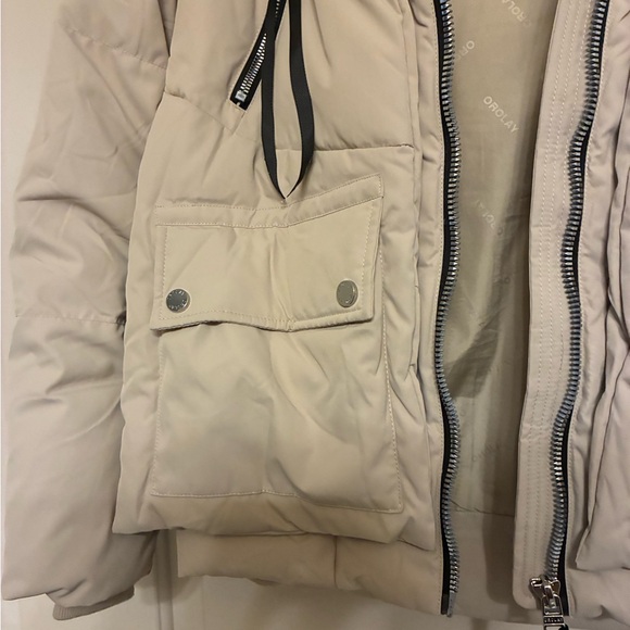 Orolay Light Tan Puffer Jacket Quilted Insulated Size Small - Picture 4 of 11